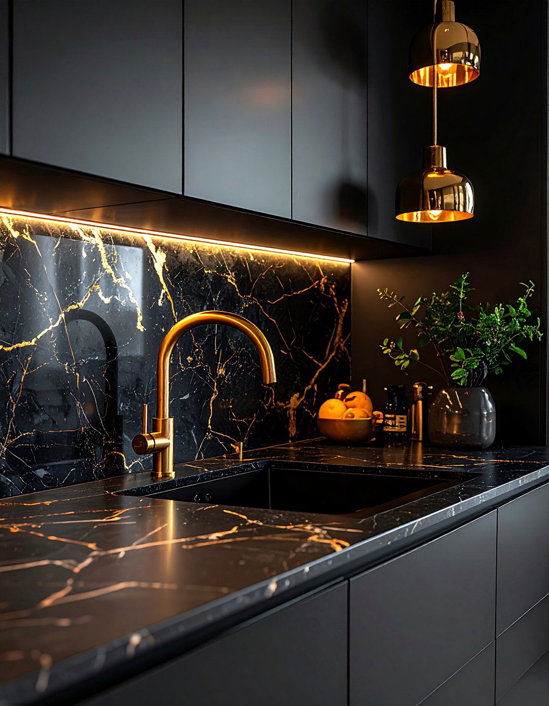 Black And Gold Kitchen Faucet - 30 black kitchen faucet ideas