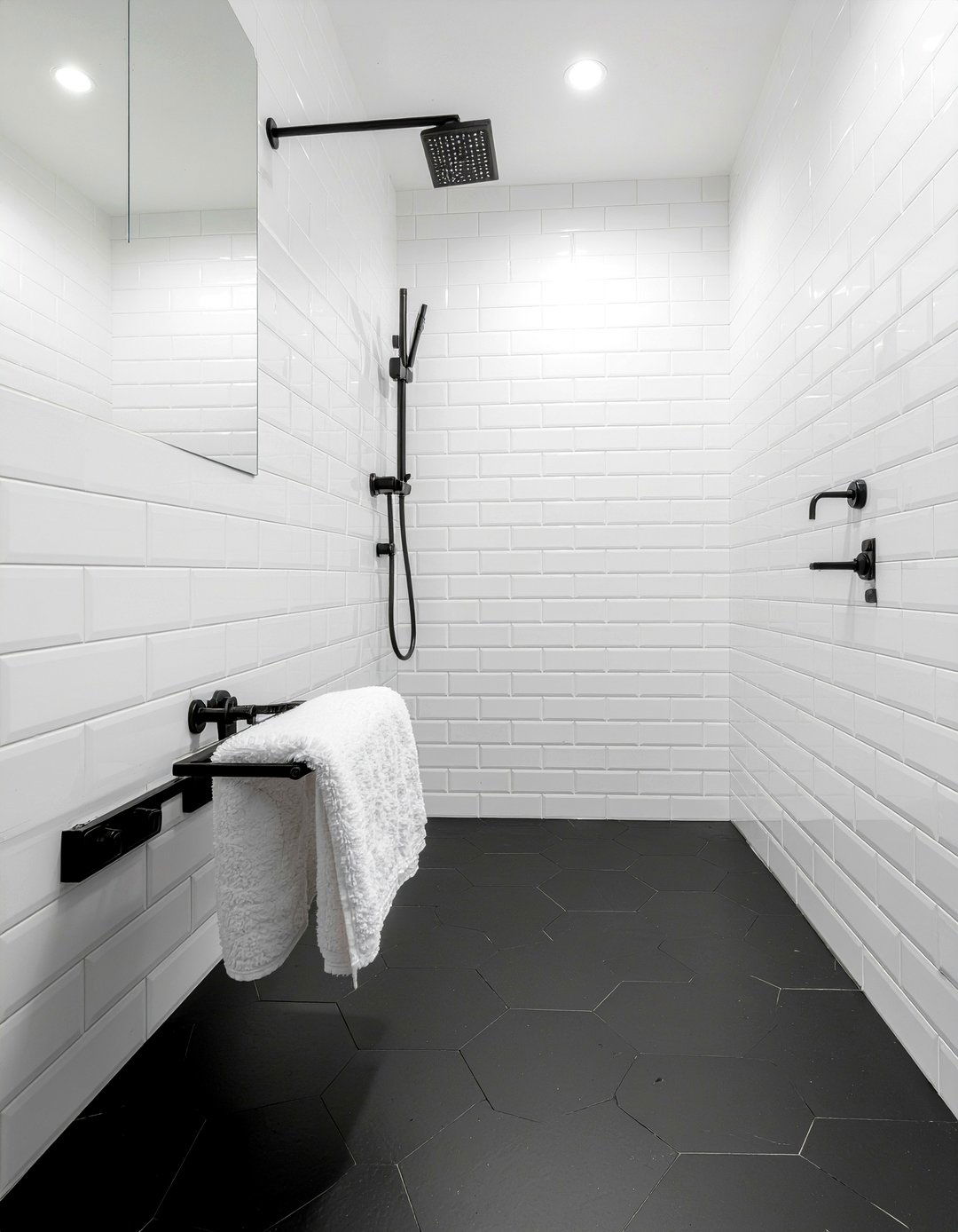 Black And White Bathroom - 30 bathroom complete overhaul ideas