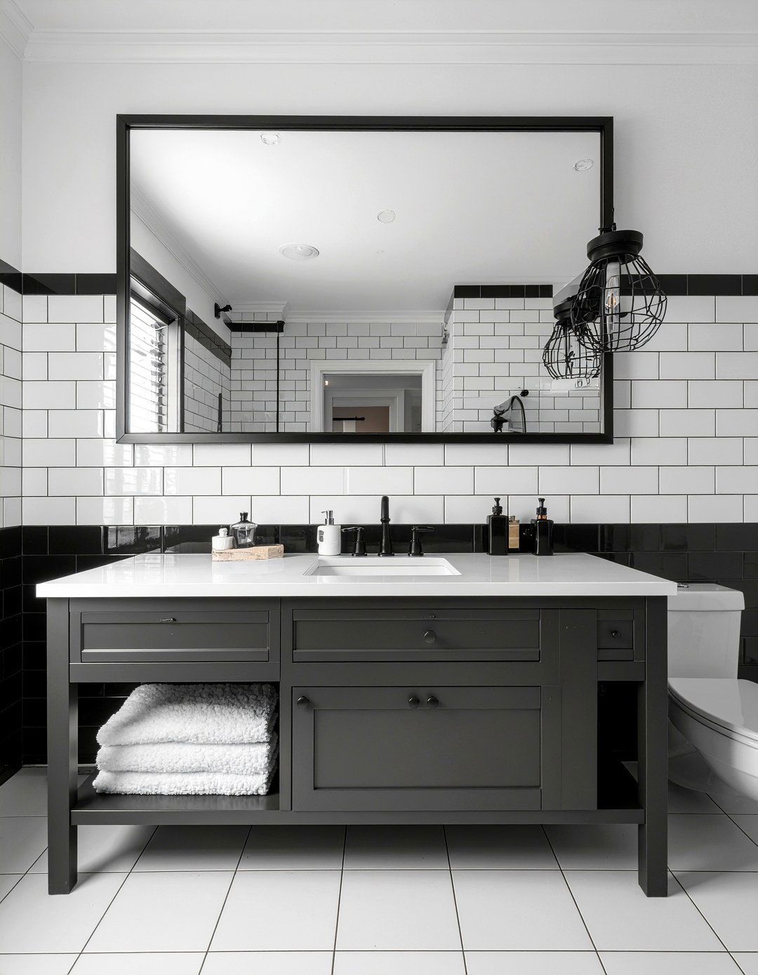 Black And White Bathroom - 30 bathroom inspo ideas