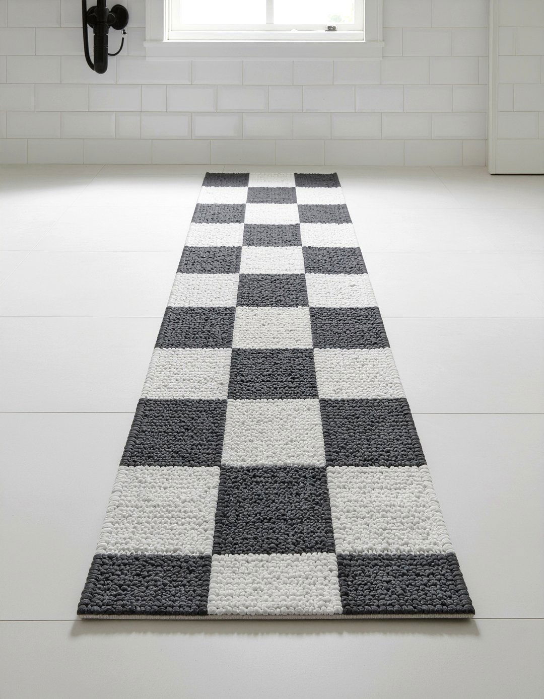 Black And White Bathroom Runner - 30 bathroom runner rug ideas
