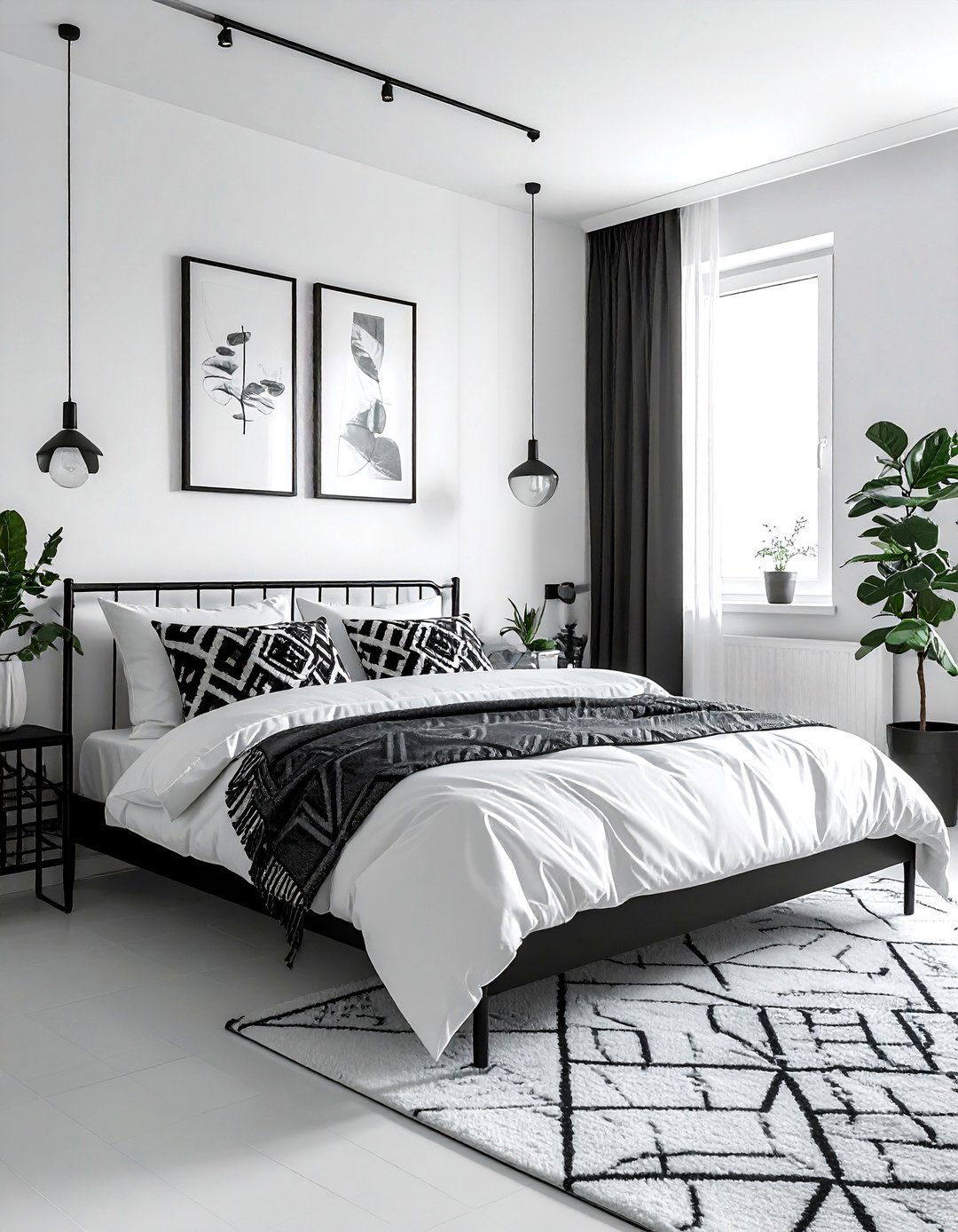 Black And White Bedroom - 30 black bedroom design ideas
