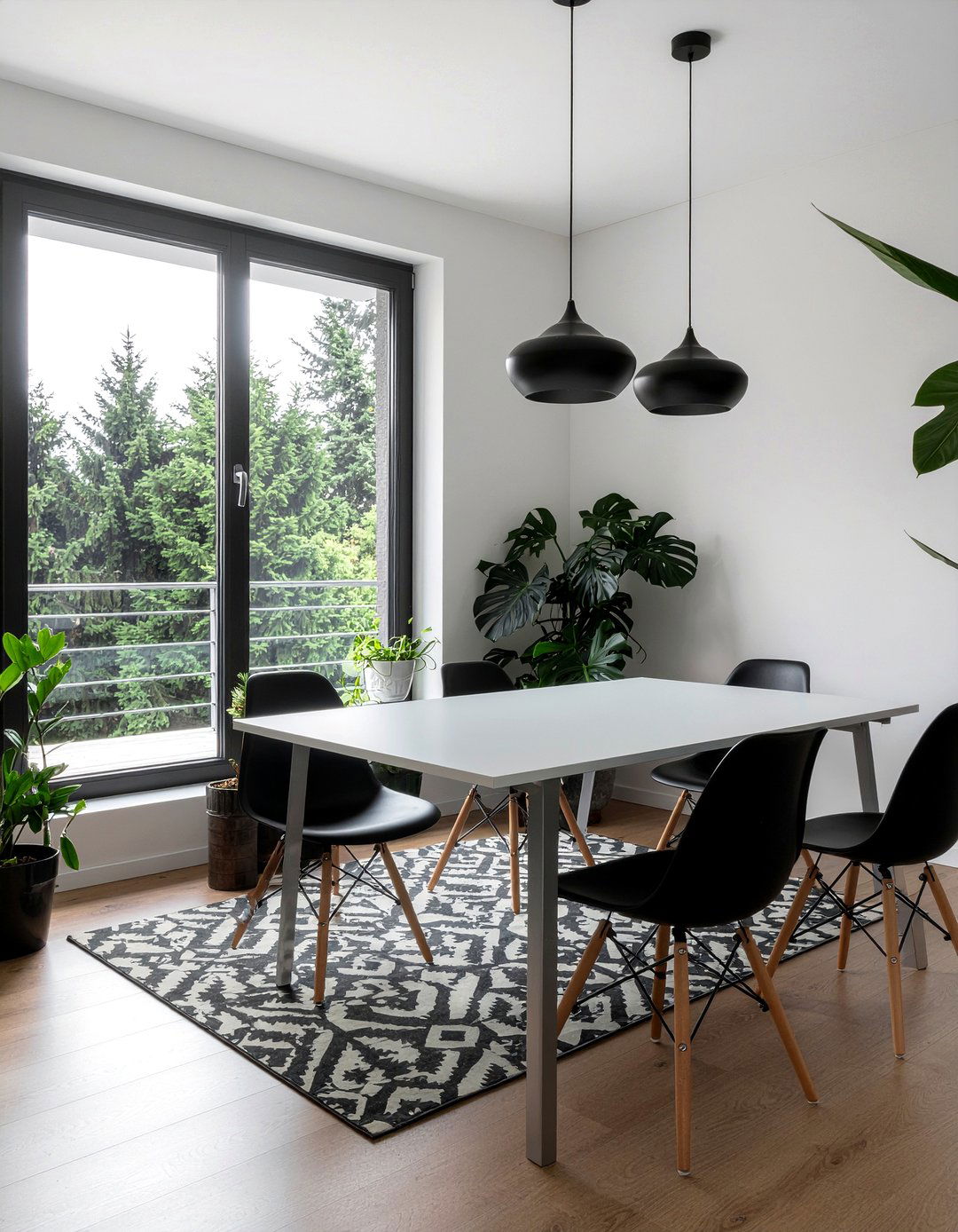 Black And White Dining - 30 California dining room ideas
