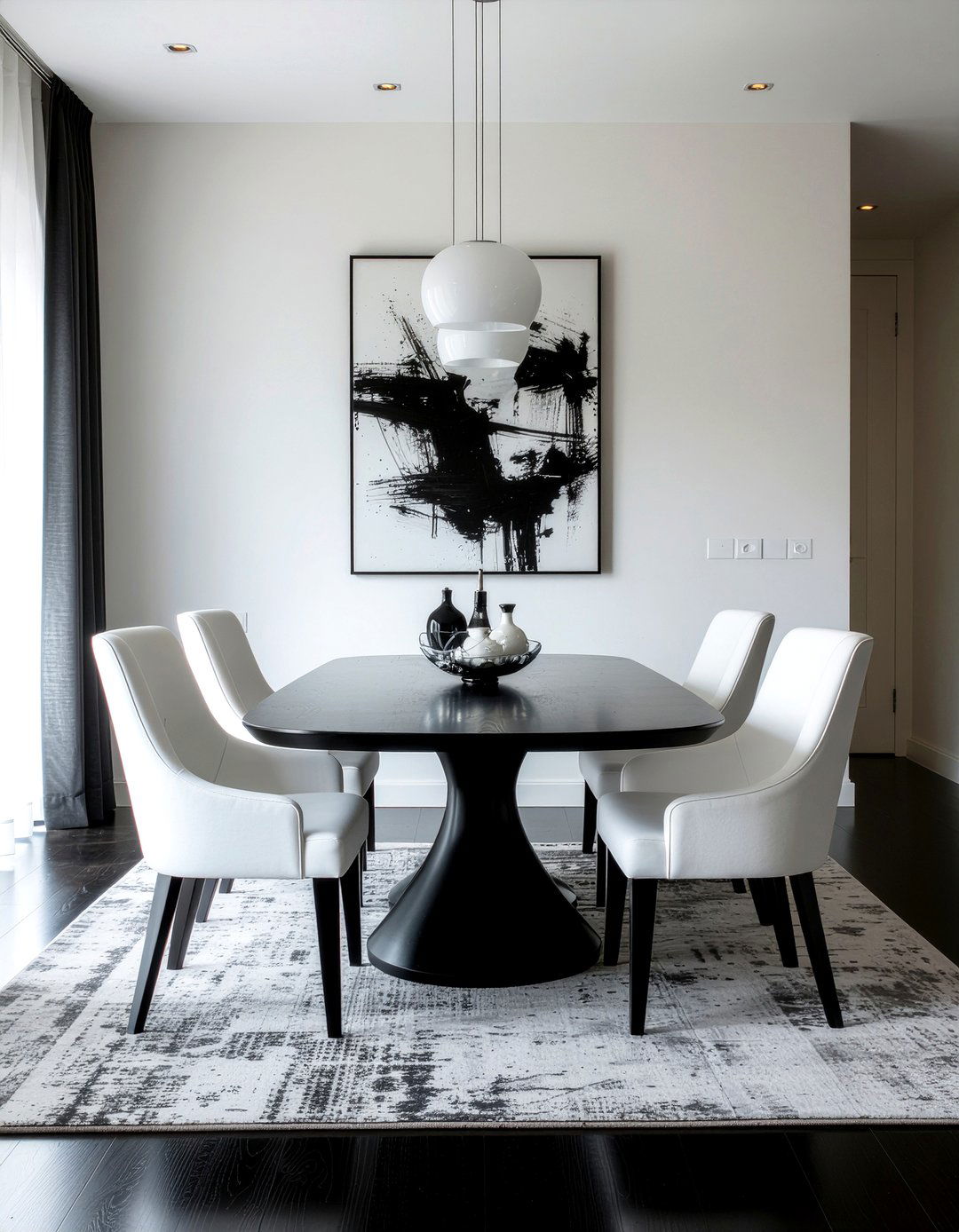 Black And White Dining Room - 30 incredible dining room ideas
