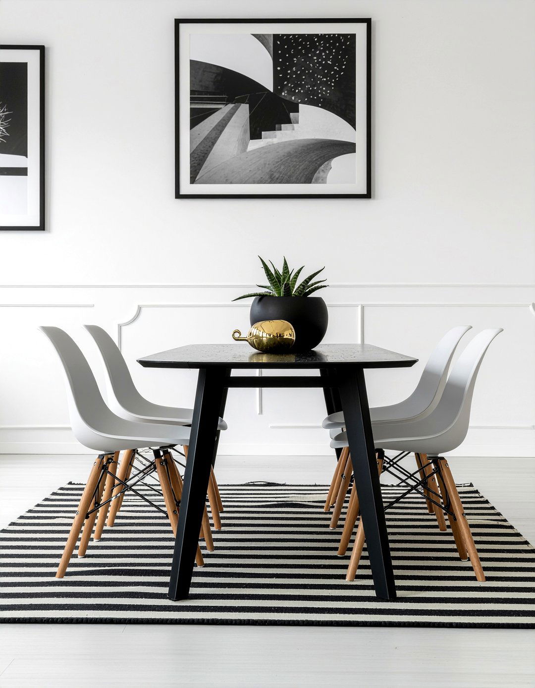 Black And White Dining Room - 30 inspiring dining room ideas