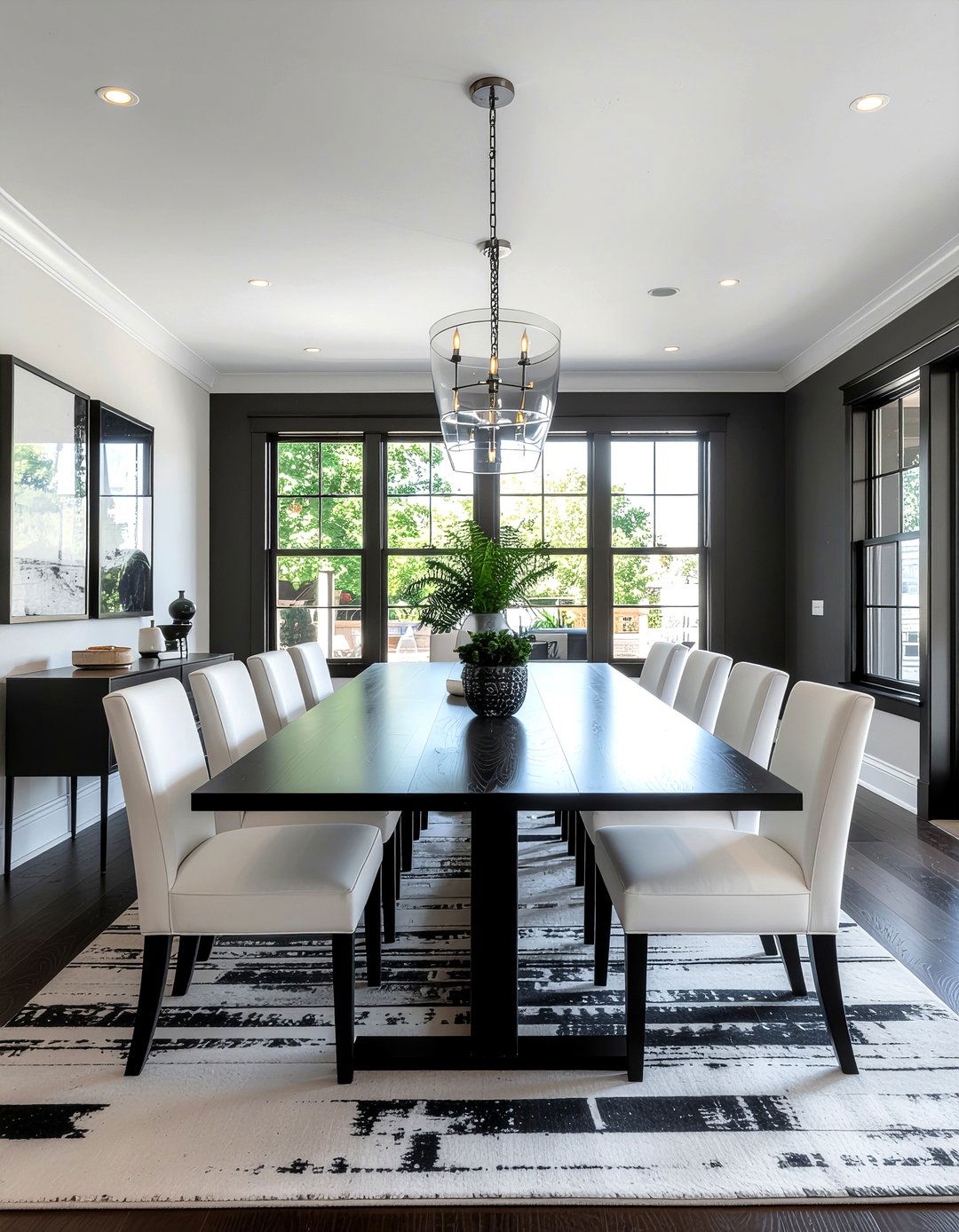 Black And White Dining Room - 30 Atlanta dining room ideas