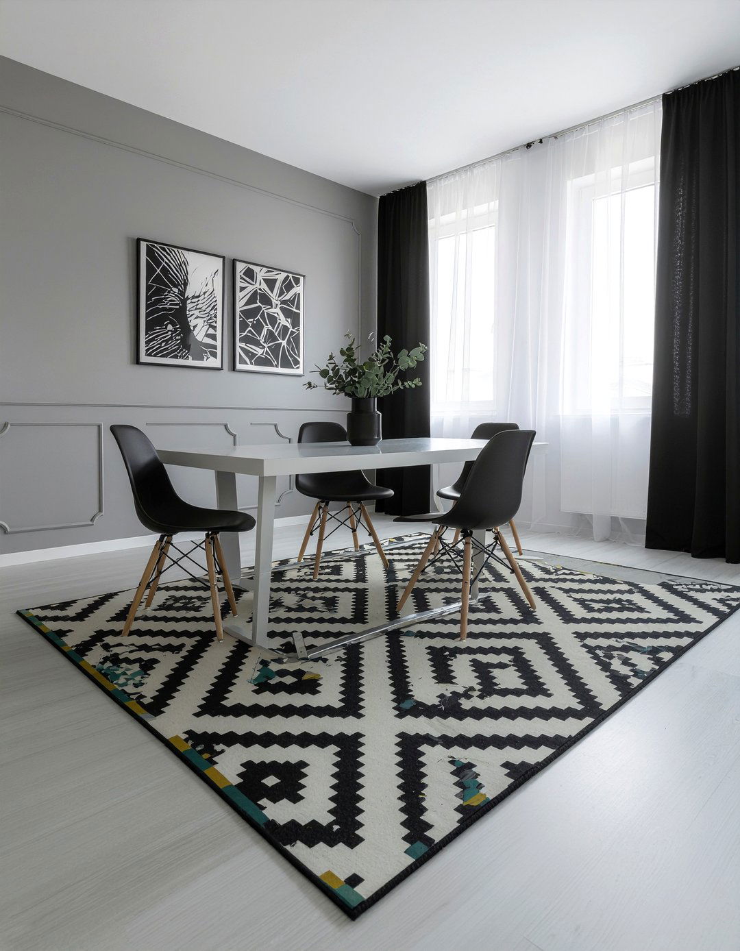 Black And White Dining Room - 30 new build dining room ideas