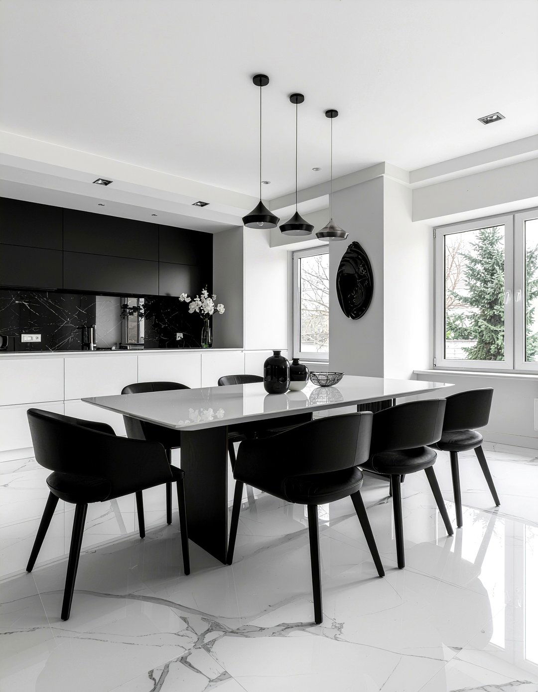 Black And White Dining Room - 30 award-winning dining room ideas
