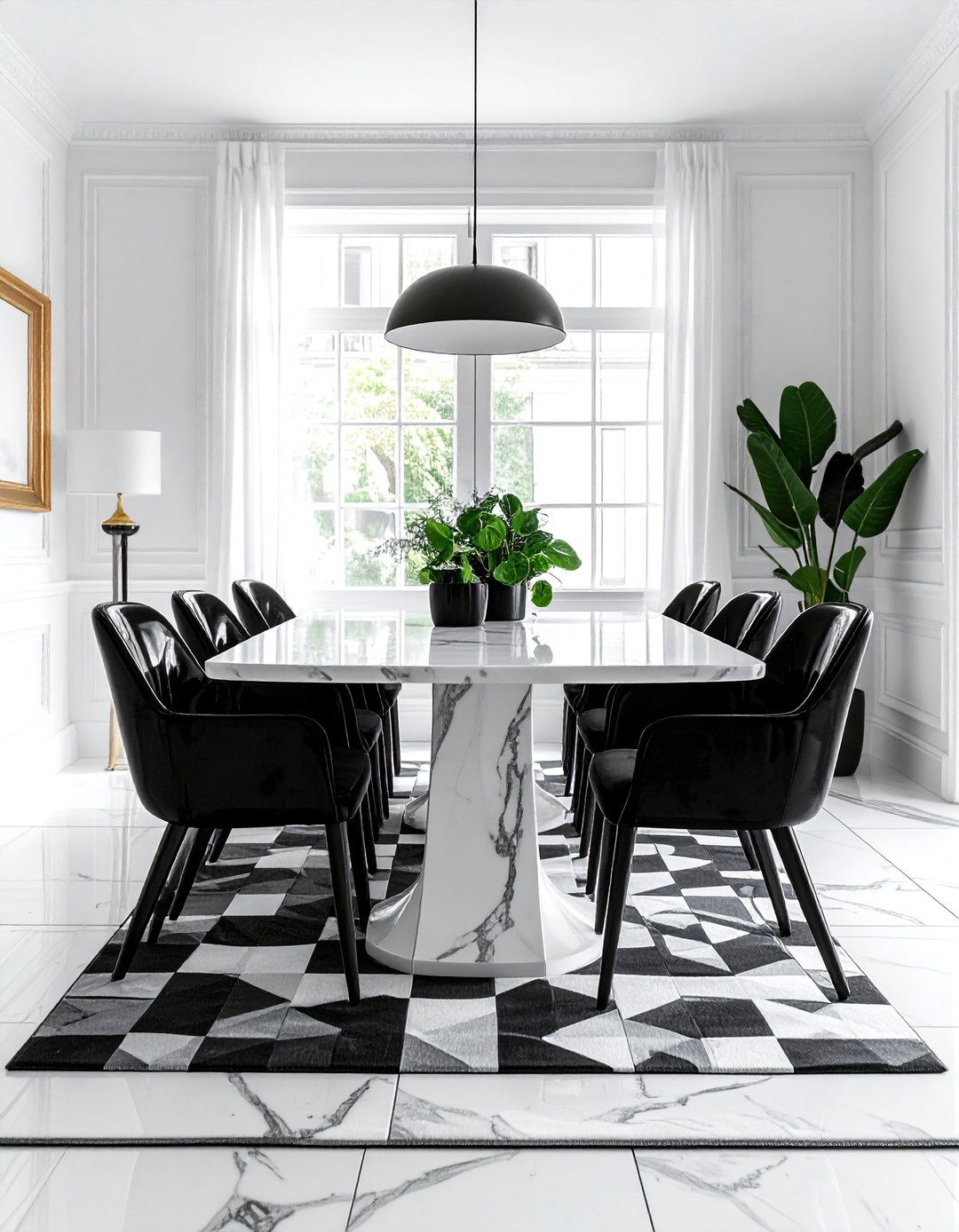 Black And White Dining Room - 30 ultimate dining room ideas