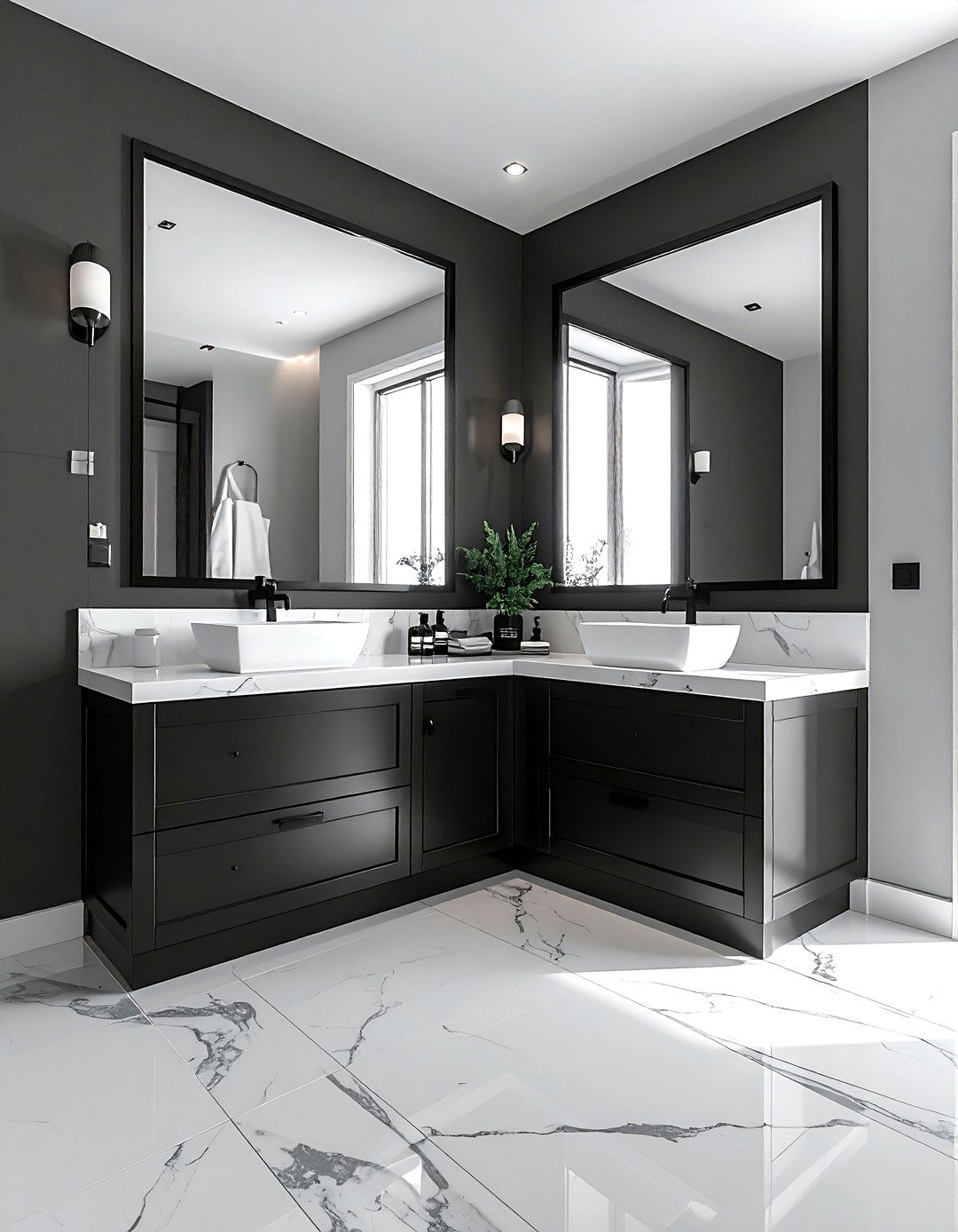 30 White and Black Bathroom Ideas for Modern Homes