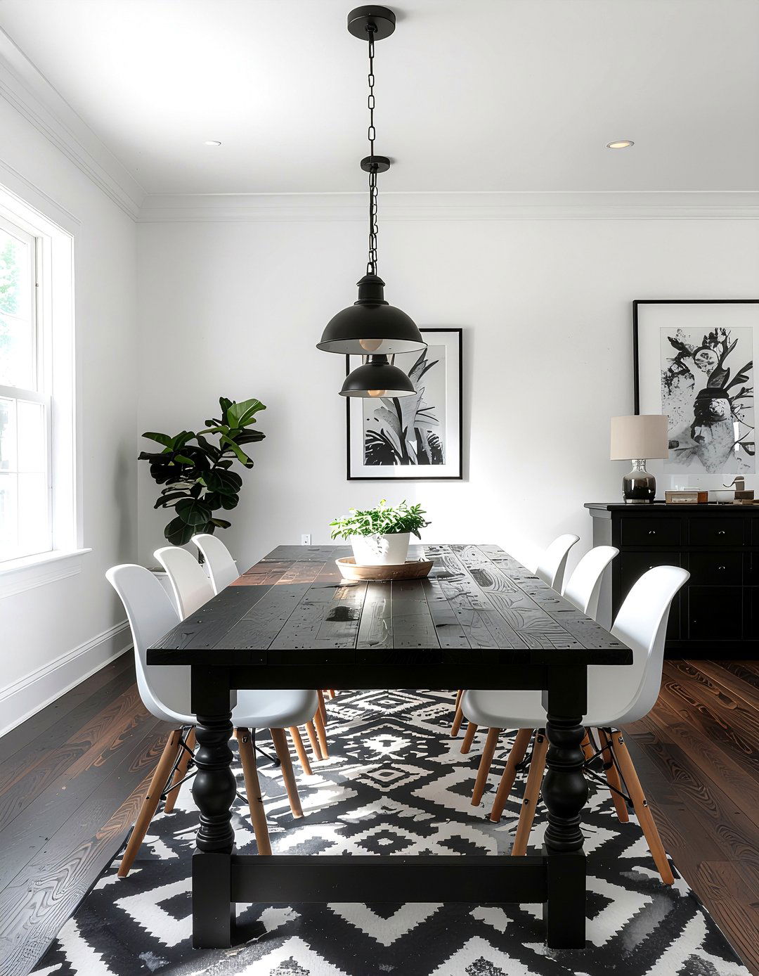 Black And White Espresso Dining Room - 30 espresso dining room ideas