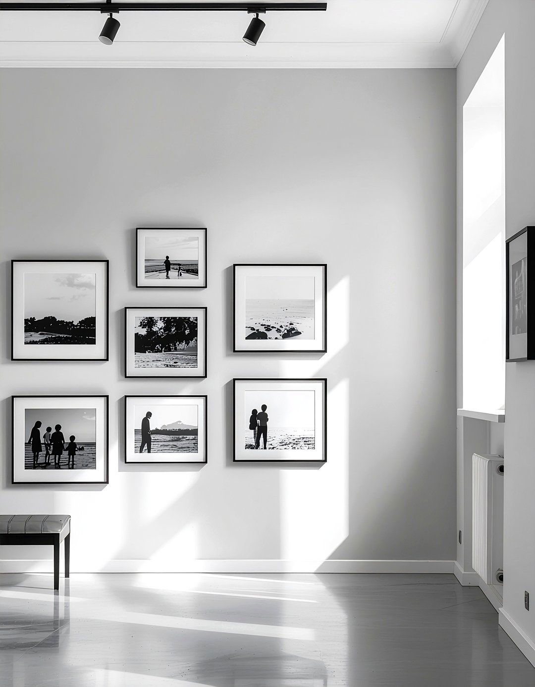 Black And White Gallery - 30 family photo decor ideas