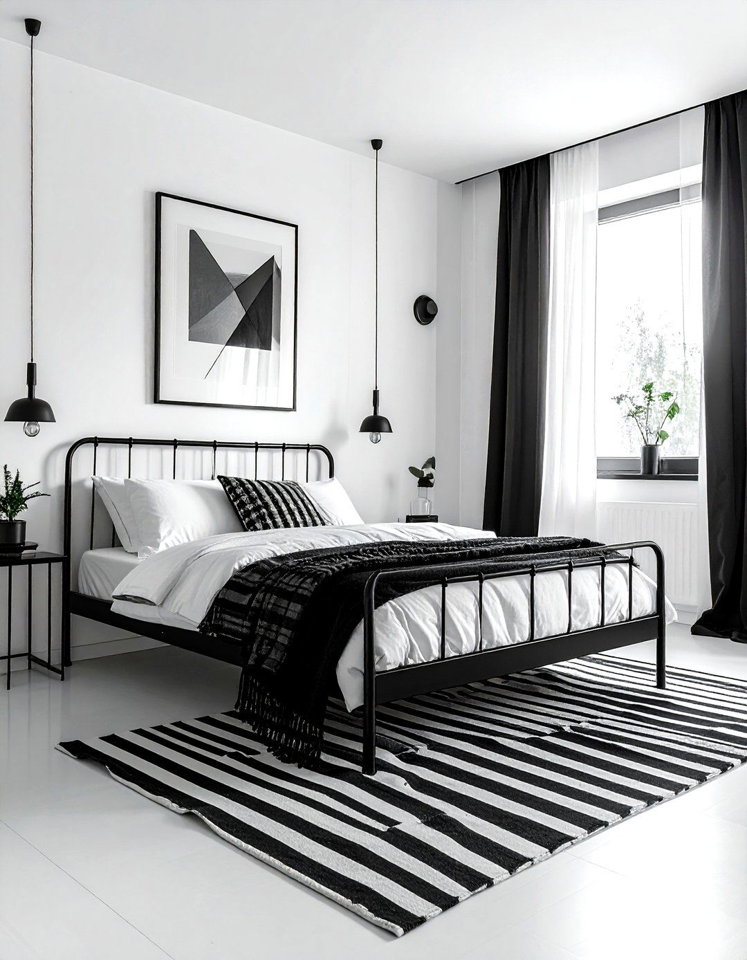 Black And White Interior - 30 apartment decor ideas