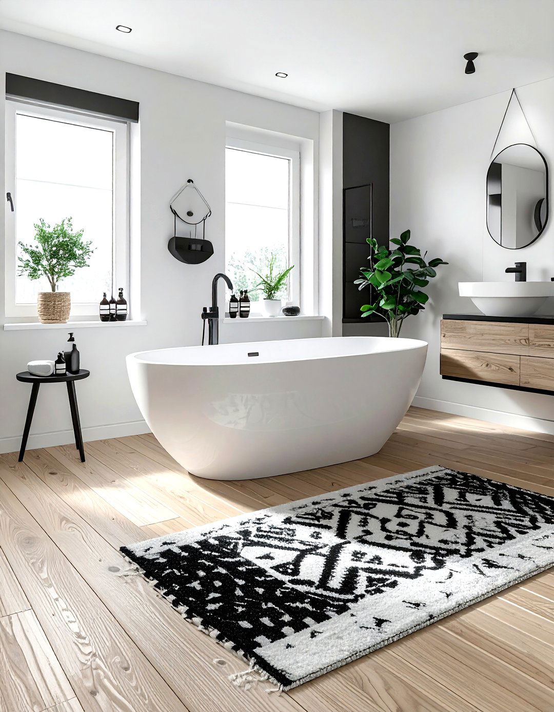 Black And White Kilim - 30 kilim rug ideas