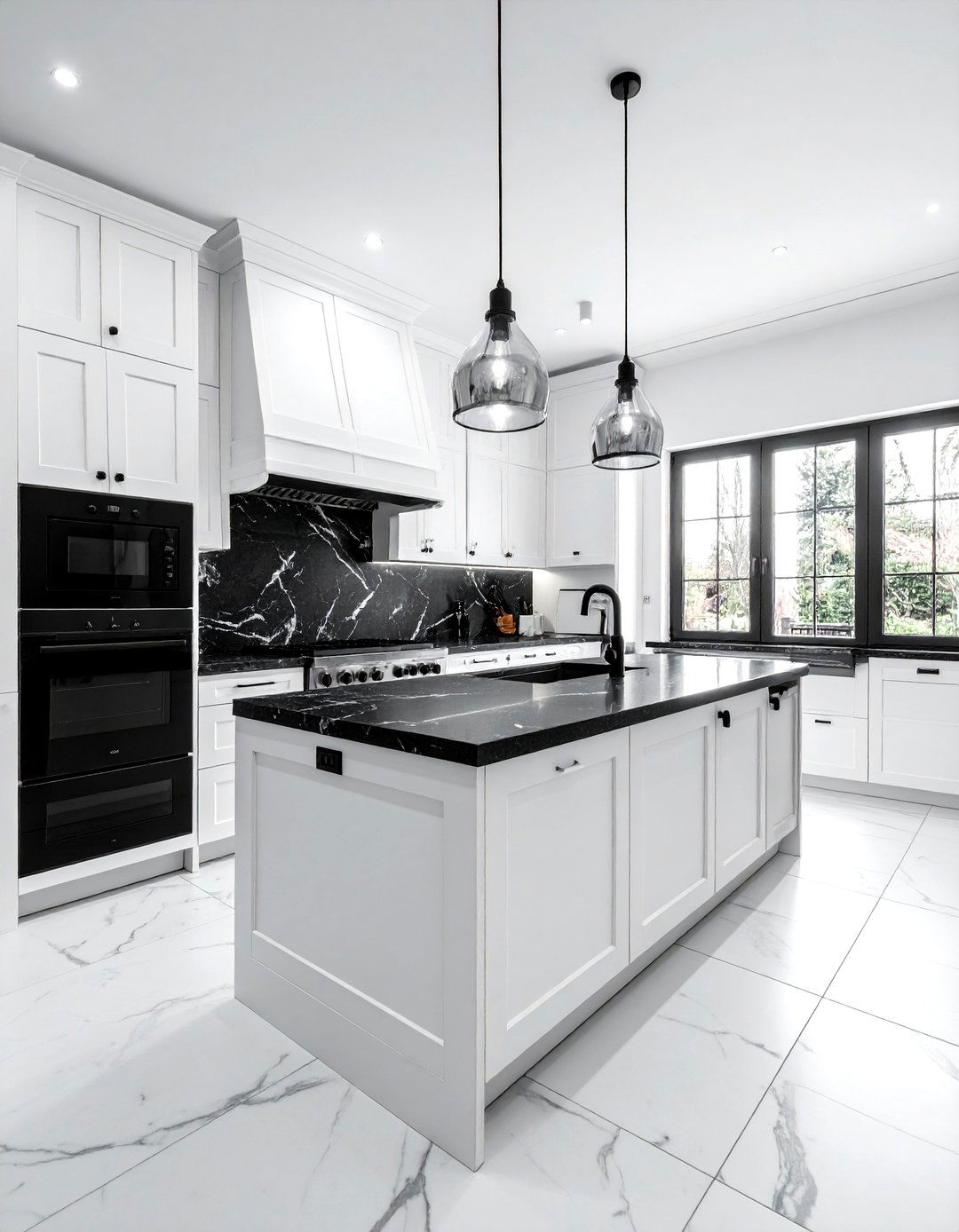 Black And White Kitchen - 30 sophisticated decor ideas