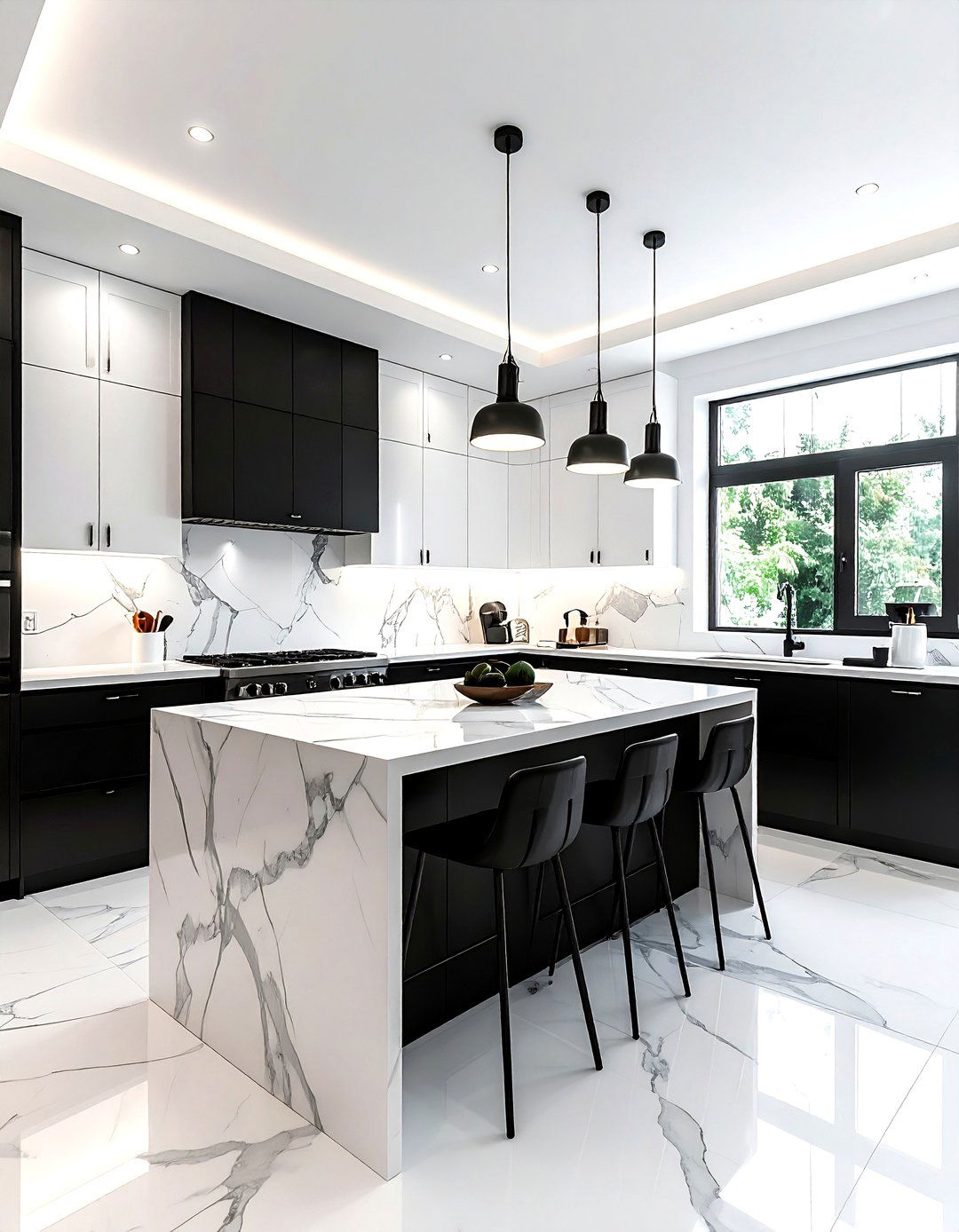 Black And White Kitchen - 30 kitchen inspiration ideas
