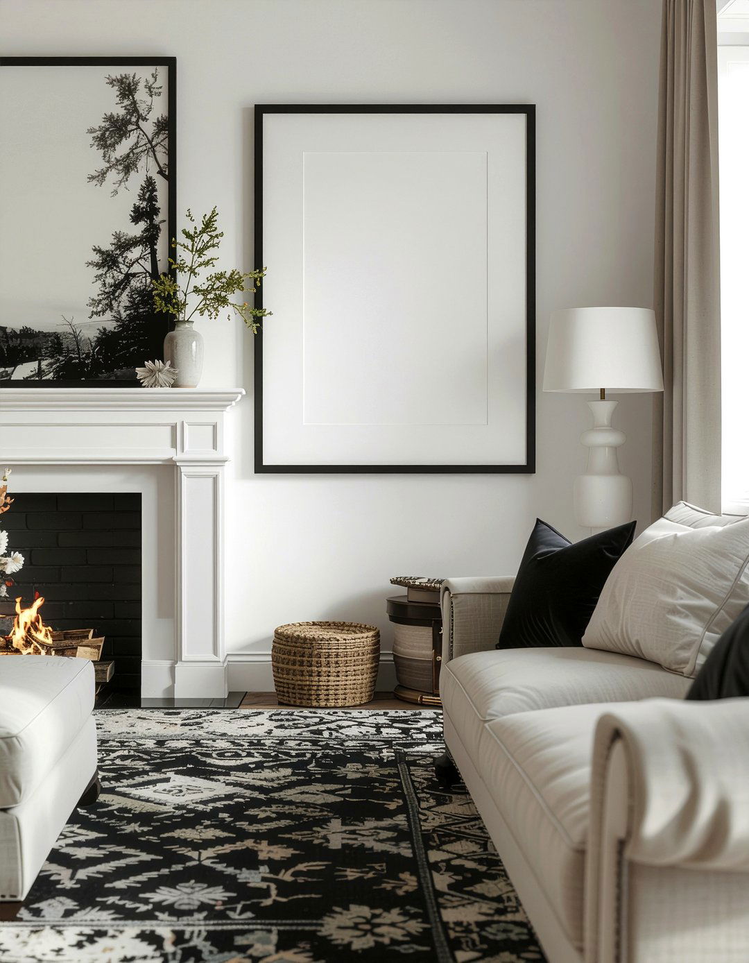 Black And White Photo Frame - 30 living room picture frames