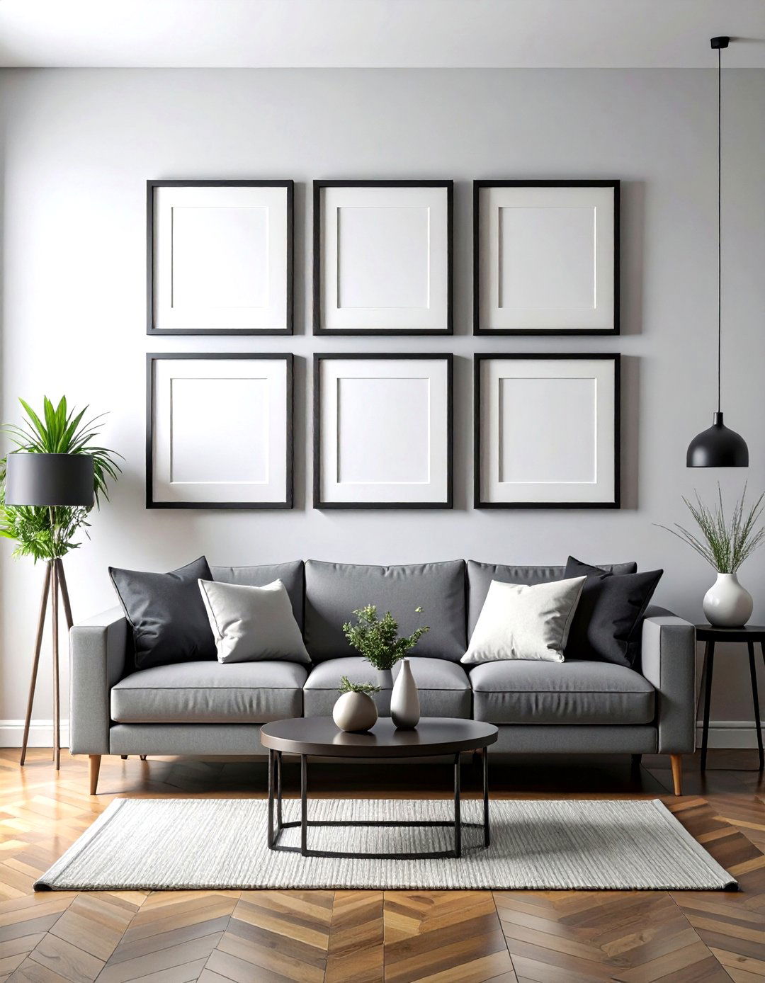 Black And White Photo Grid - 30 photo wall ideas