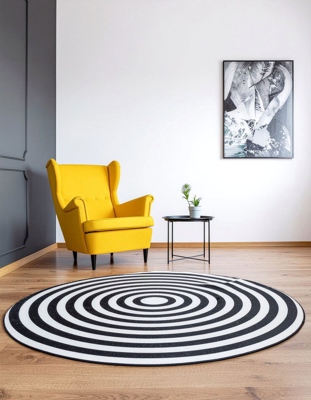 Black And White Round Rug - 30 living room round rugs