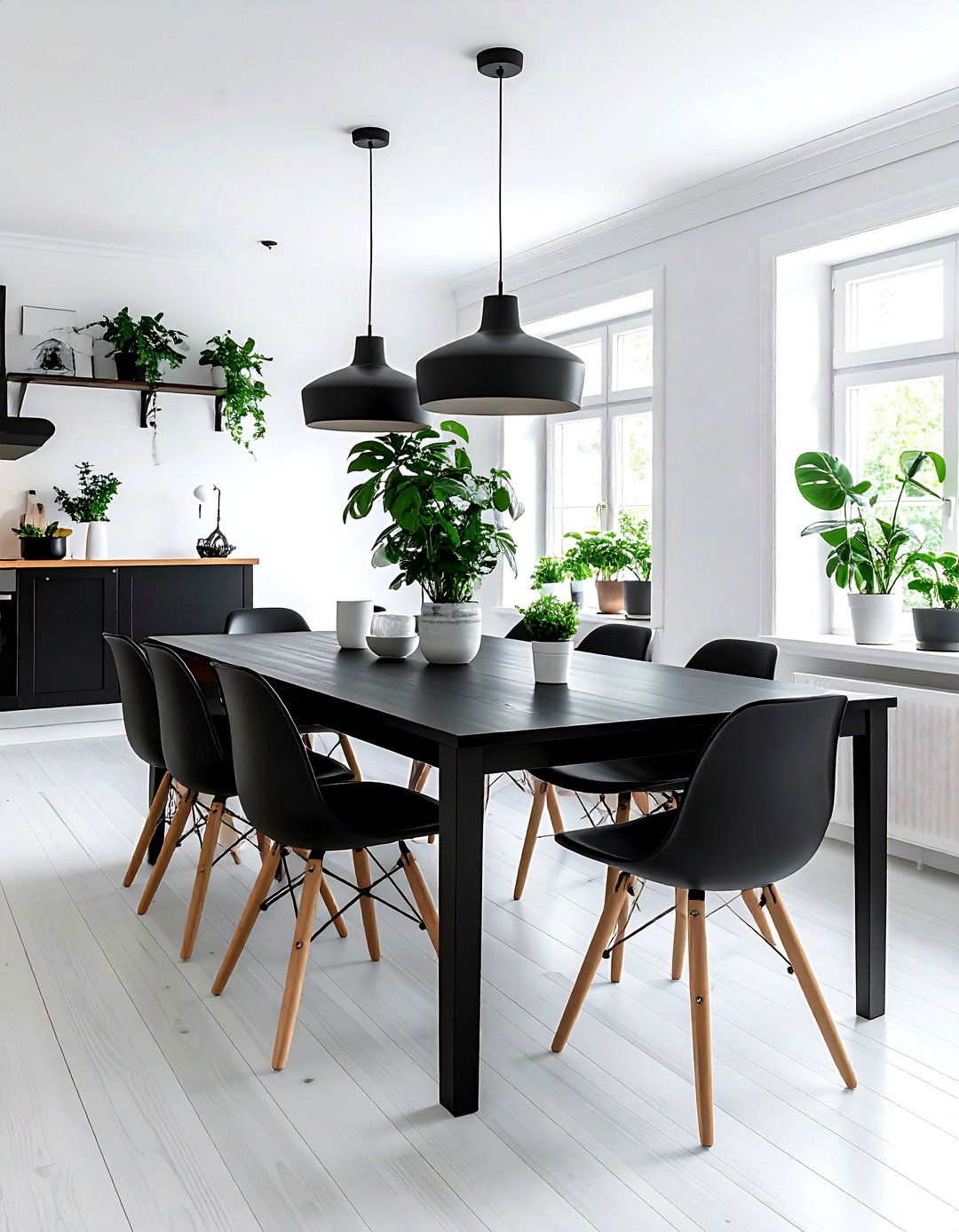 Black And White Swedish Dining Room - 30 Swedish dining room ideas