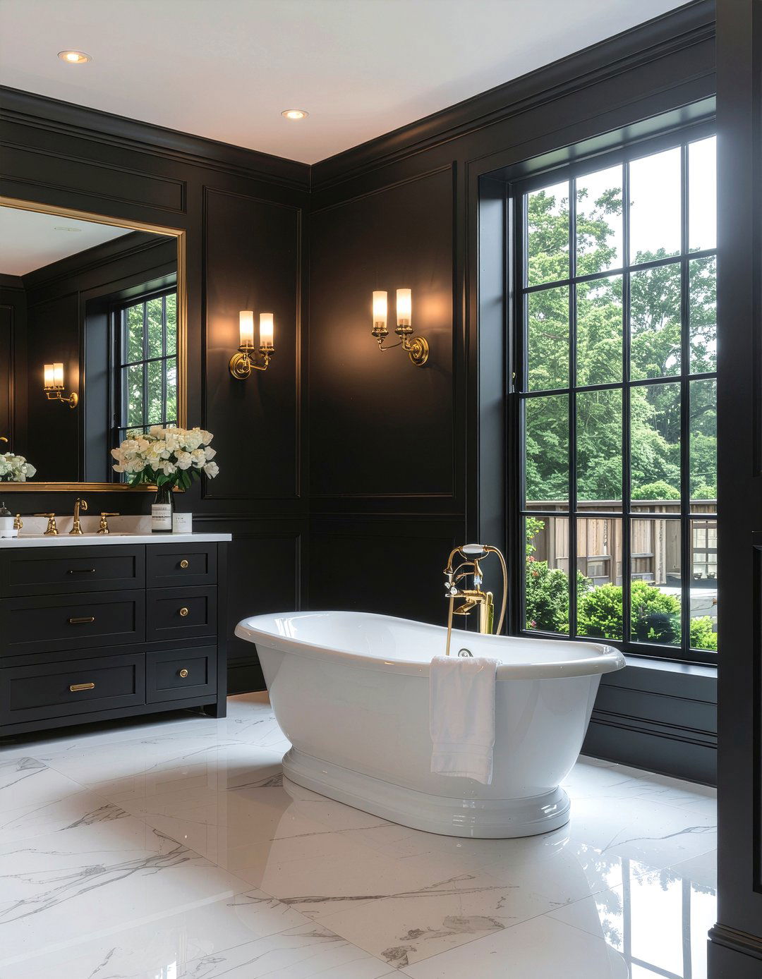 Black Bathroom Paint - 30 bathroom paint colors