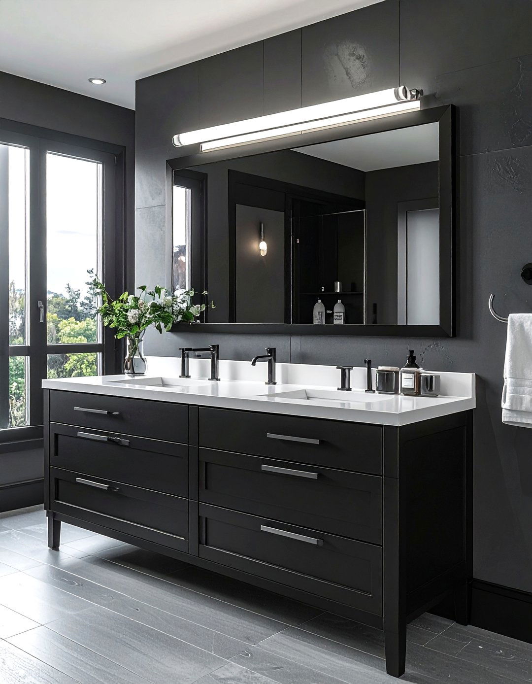 Black Bathroom Vanity - 30 bathroom furniture settings