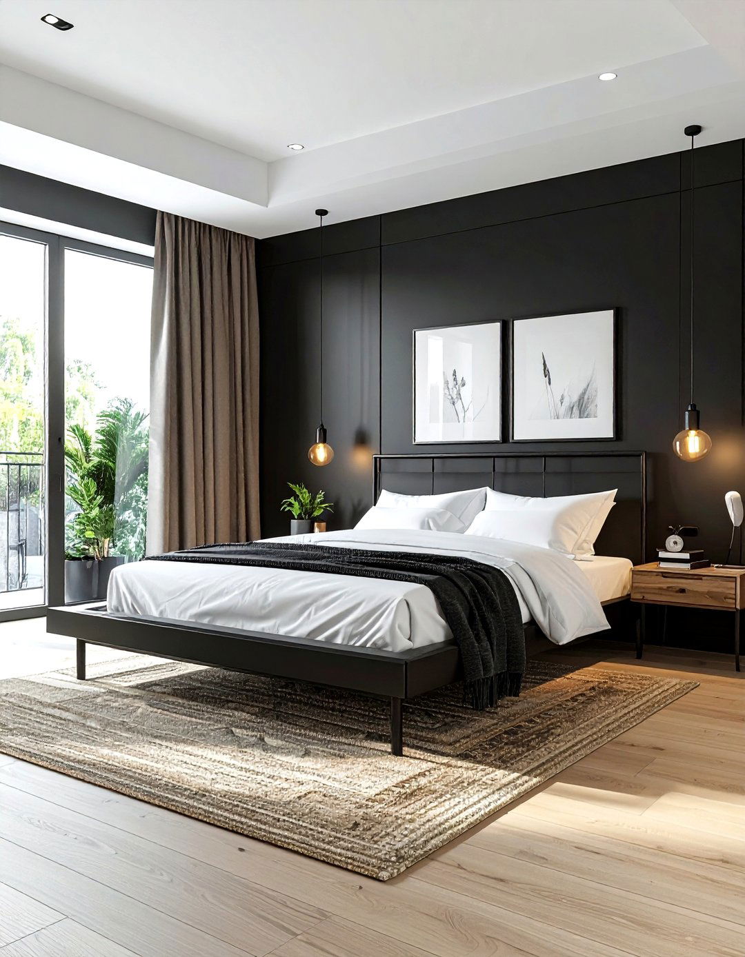 Black Bedroom Accent - 30 bedroom accent color ideas