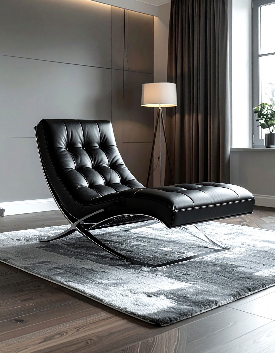 Black Chaise Lounge - 30 living room chaise lounge ideas