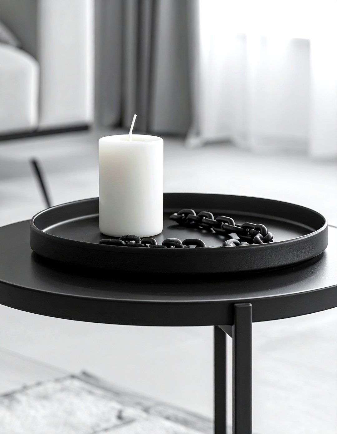 Black Coffee Table Accents - 30 round coffee table decor ideas