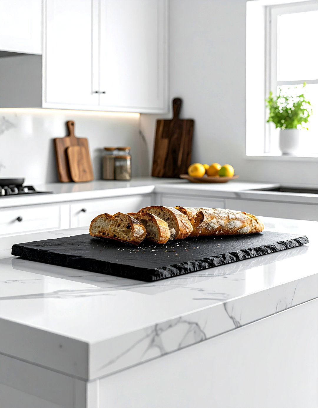 Black Cutting Board - 30 black kitchen accessories ideas