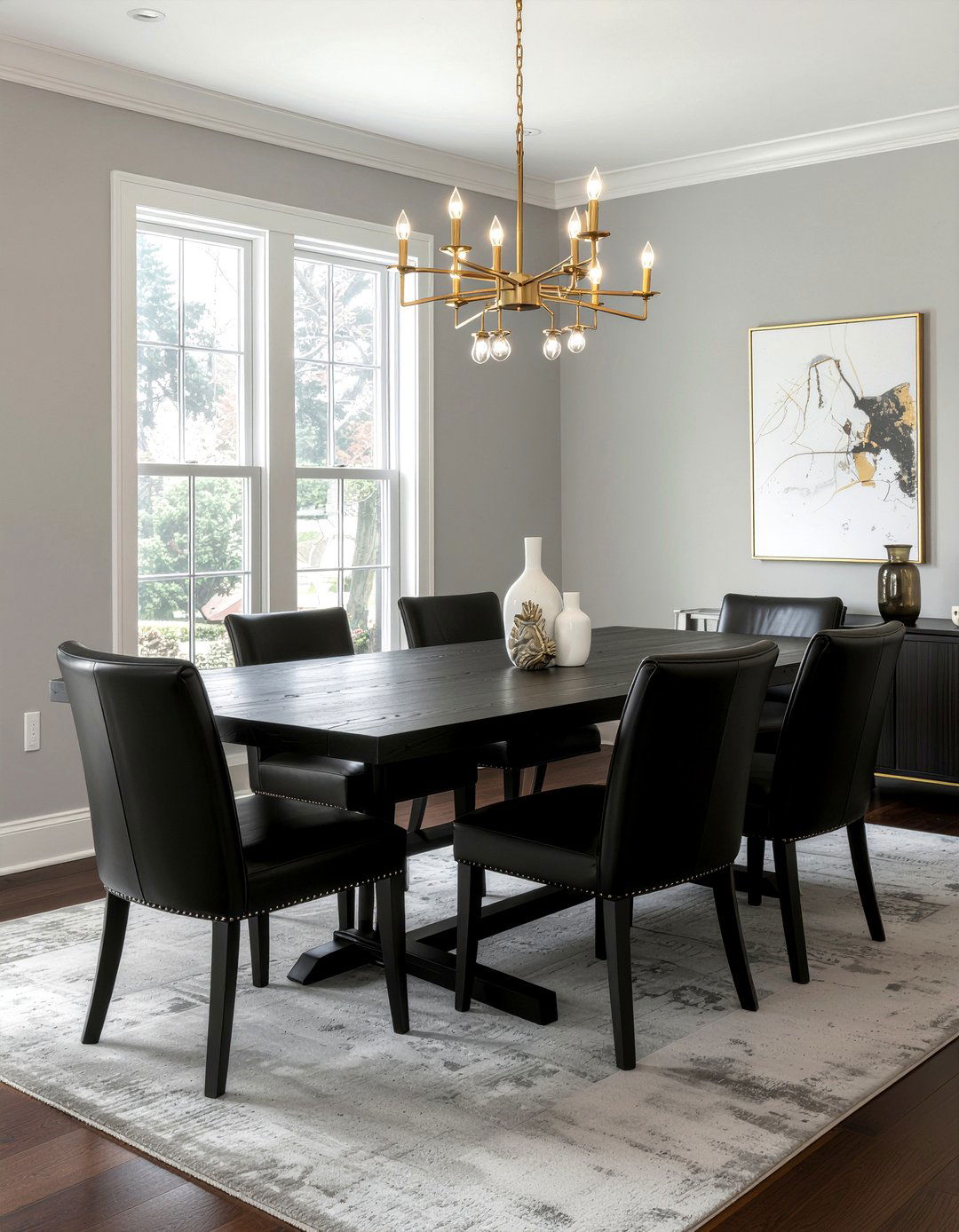 Black Dining Room Set - 30 on-trend dining room ideas