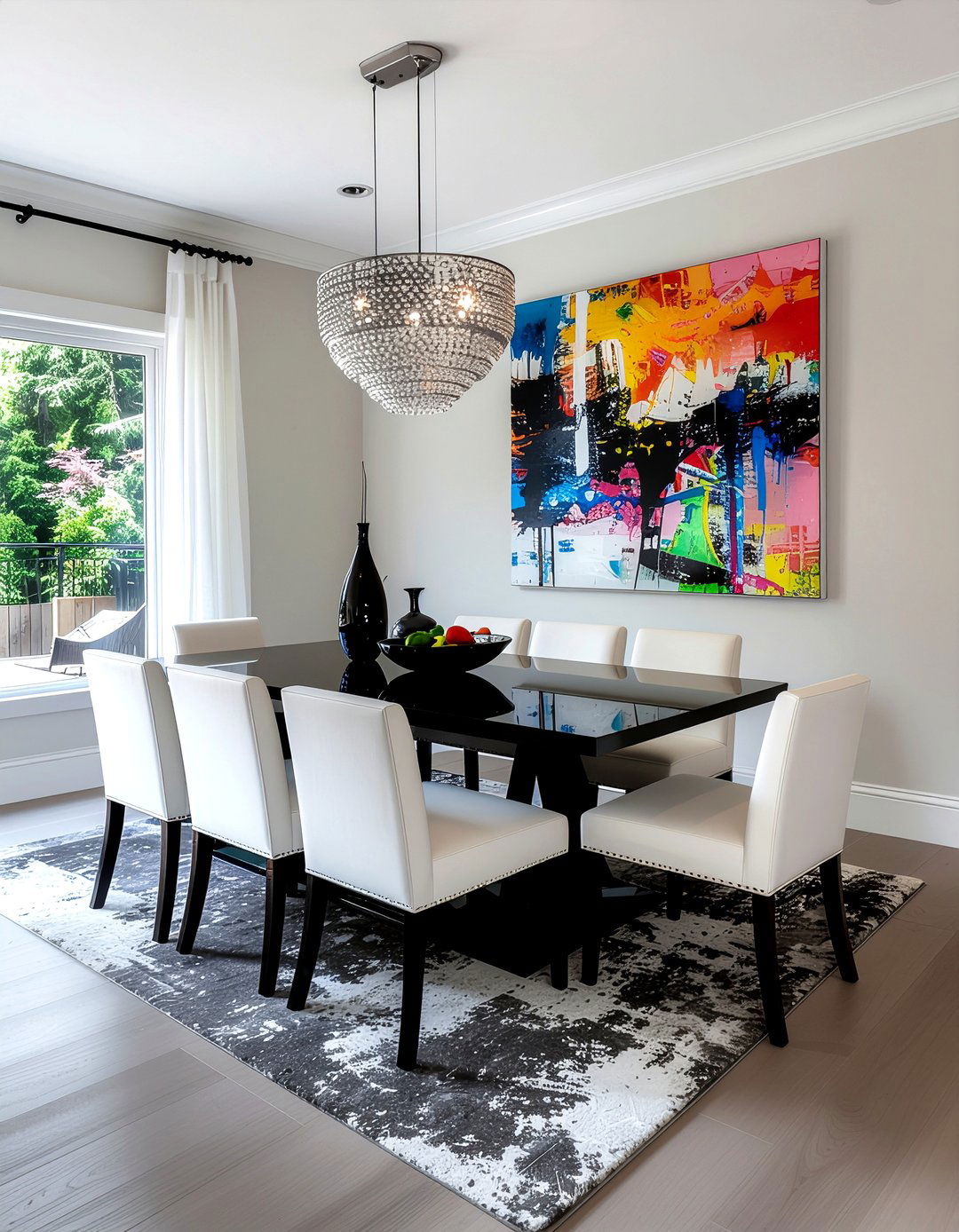 Black Dining Room Table - 30 creative dining room ideas