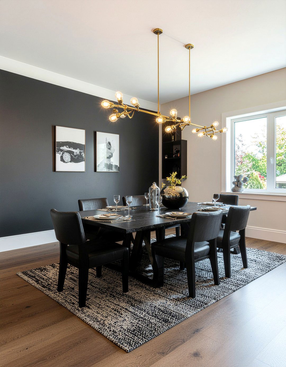 Black Dining Room Theme - 30 curated dining room ideas
