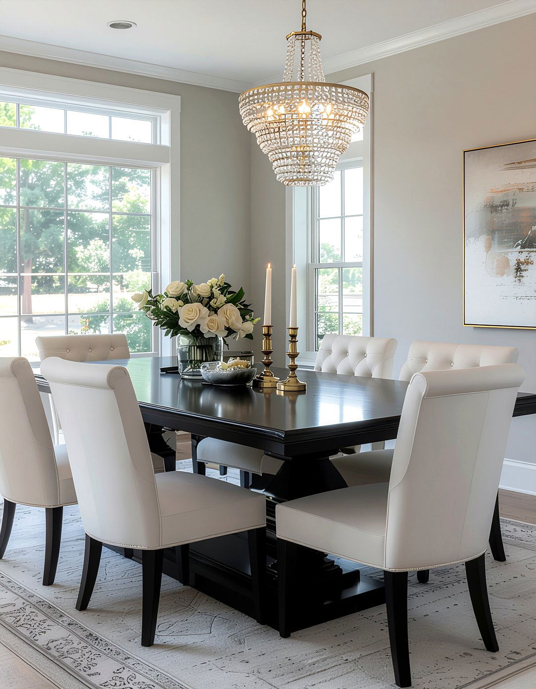 Black Dining Table - 30 dining room table ideas