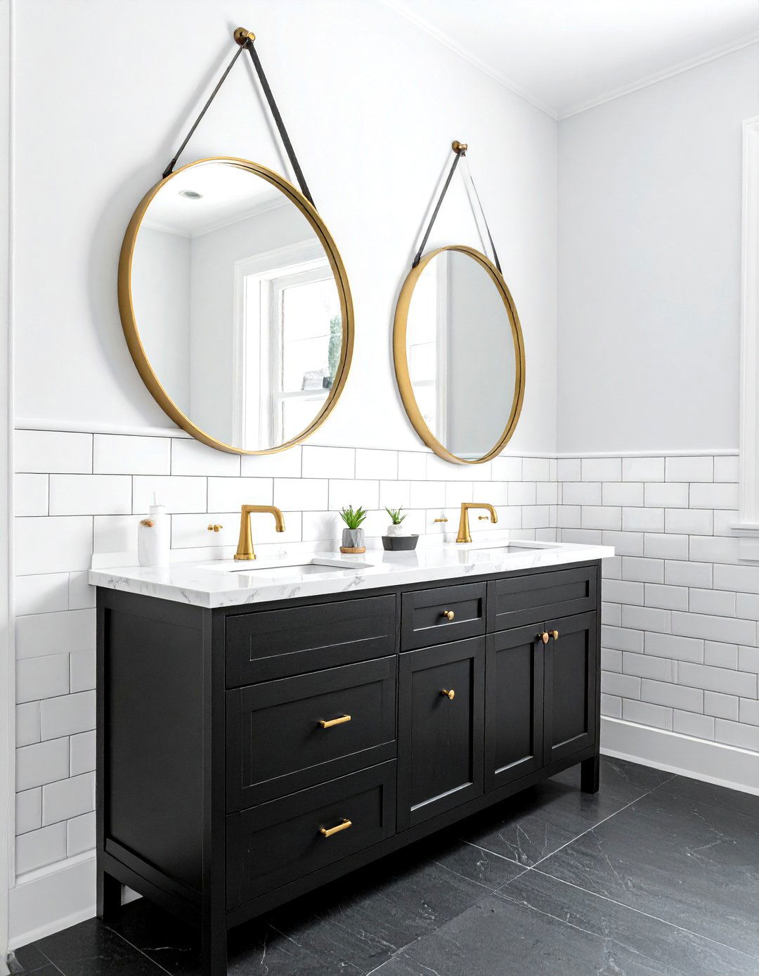 Black Farmhouse Vanity - 30 farmhouse bathroom vanity ideas