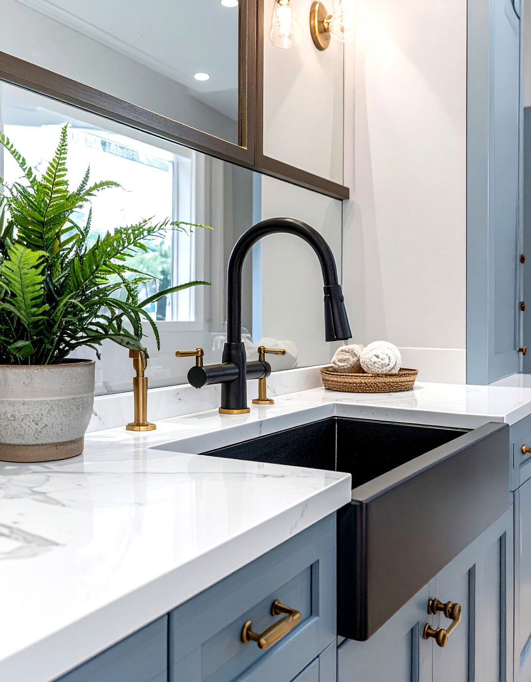 Black Faucet Brass Accents - 30 black kitchen faucet ideas