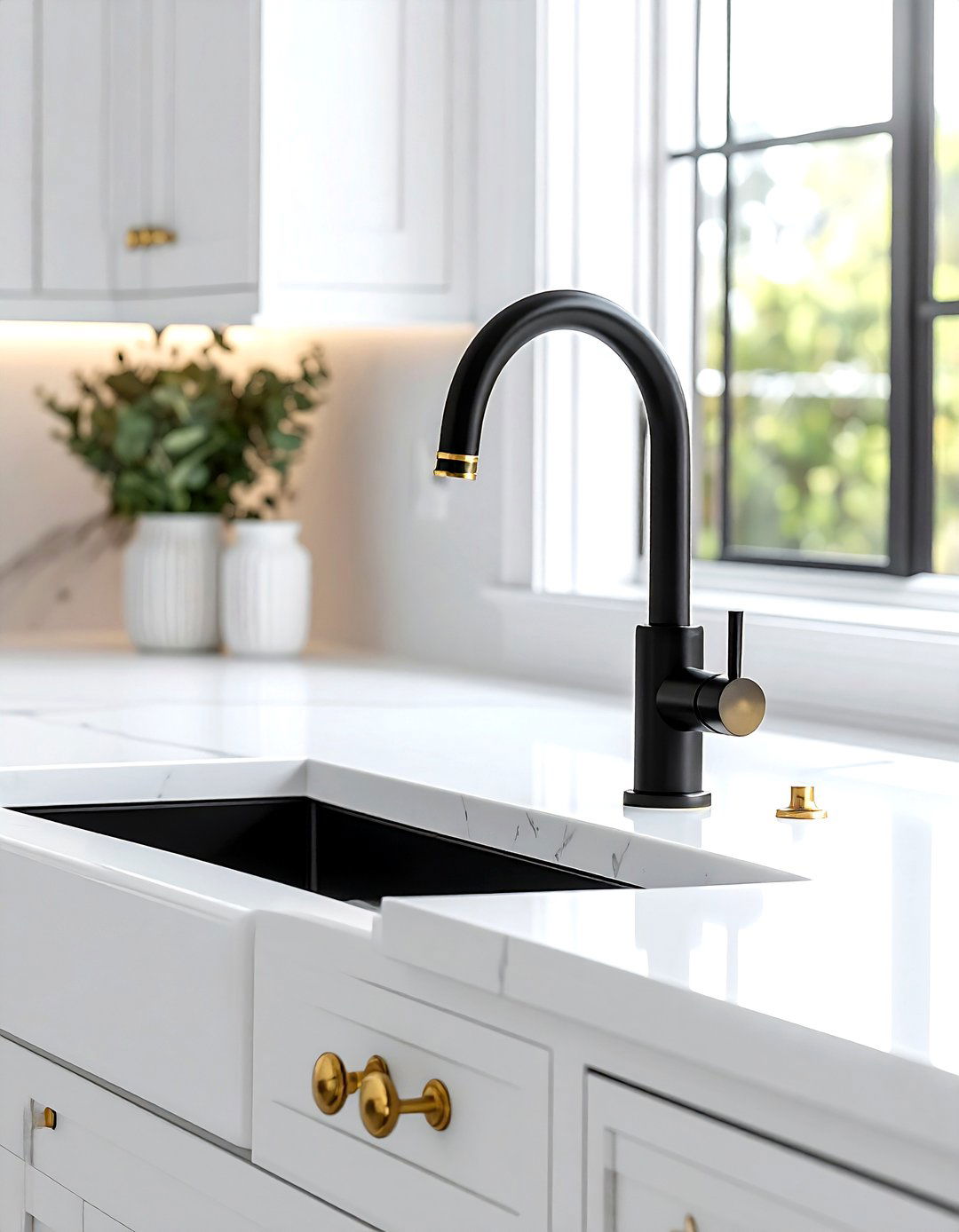 Black Faucet Gold Hardware - 30 black kitchen faucet ideas