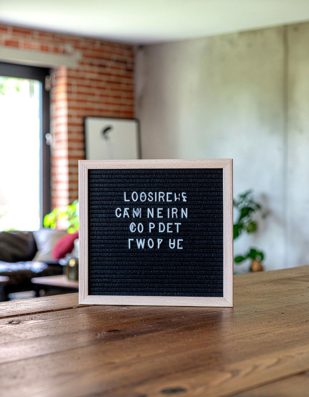 Black Felt Board - 30 living room letter boards