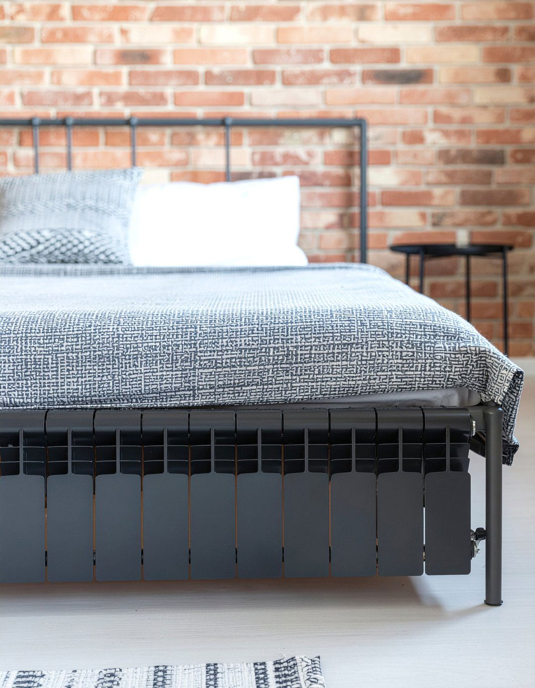 Black Flat Panel Radiator - 30 bedroom radiators