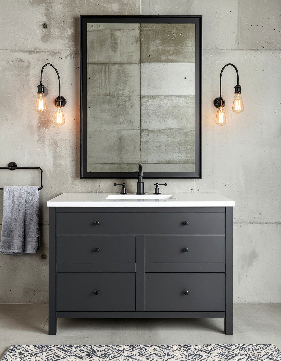 Black Frame Medicine Cabinet - 30 mirrored medicine cabinet ideas