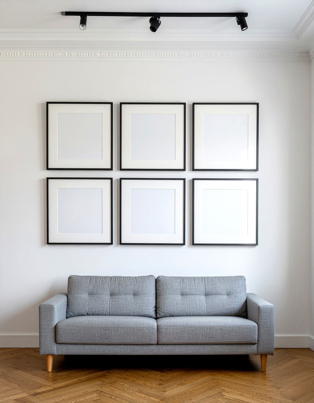 Black Gallery Wall Grid - 30 living room picture frames