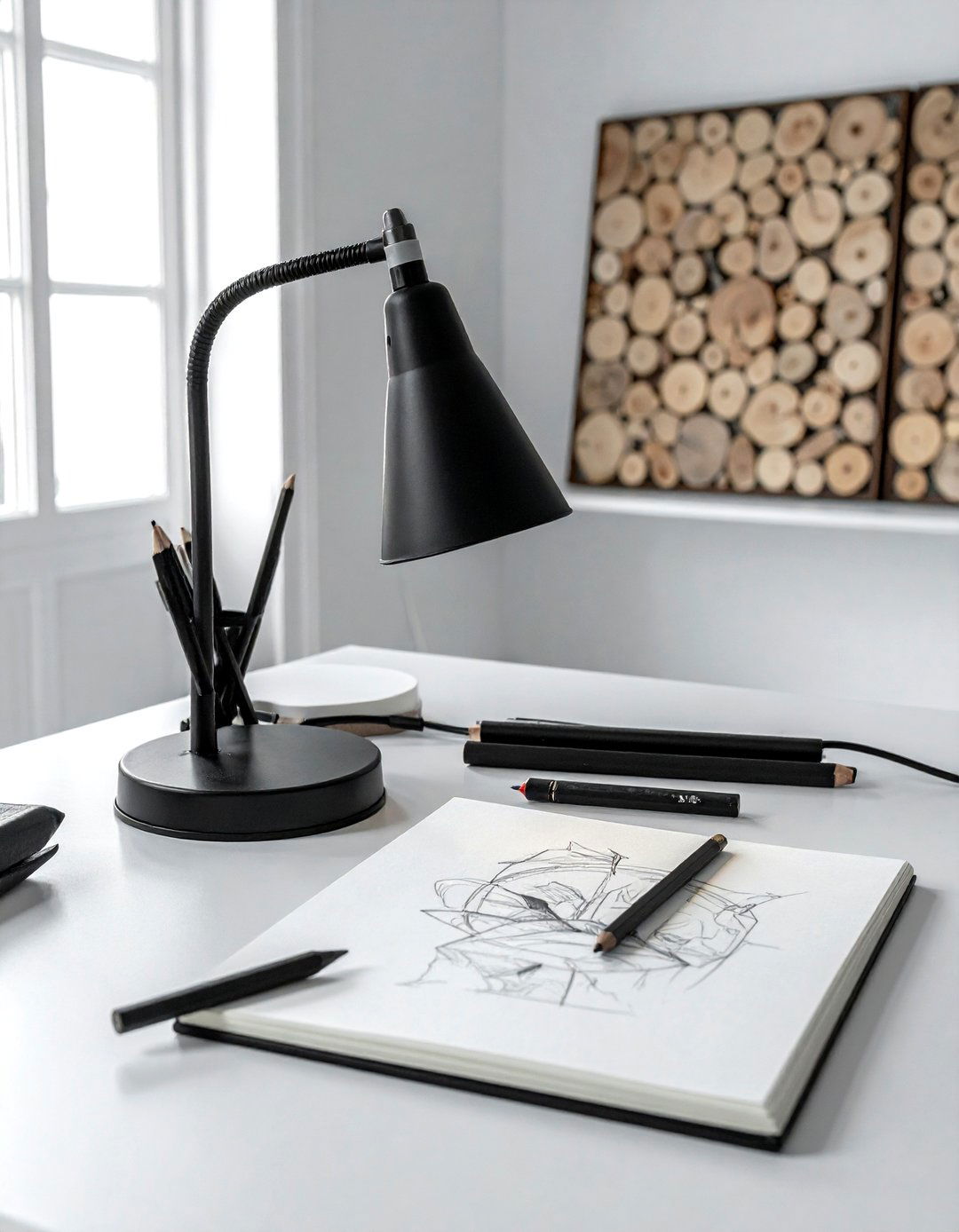 Black Gooseneck Lamp - 30 desk lamp ideas