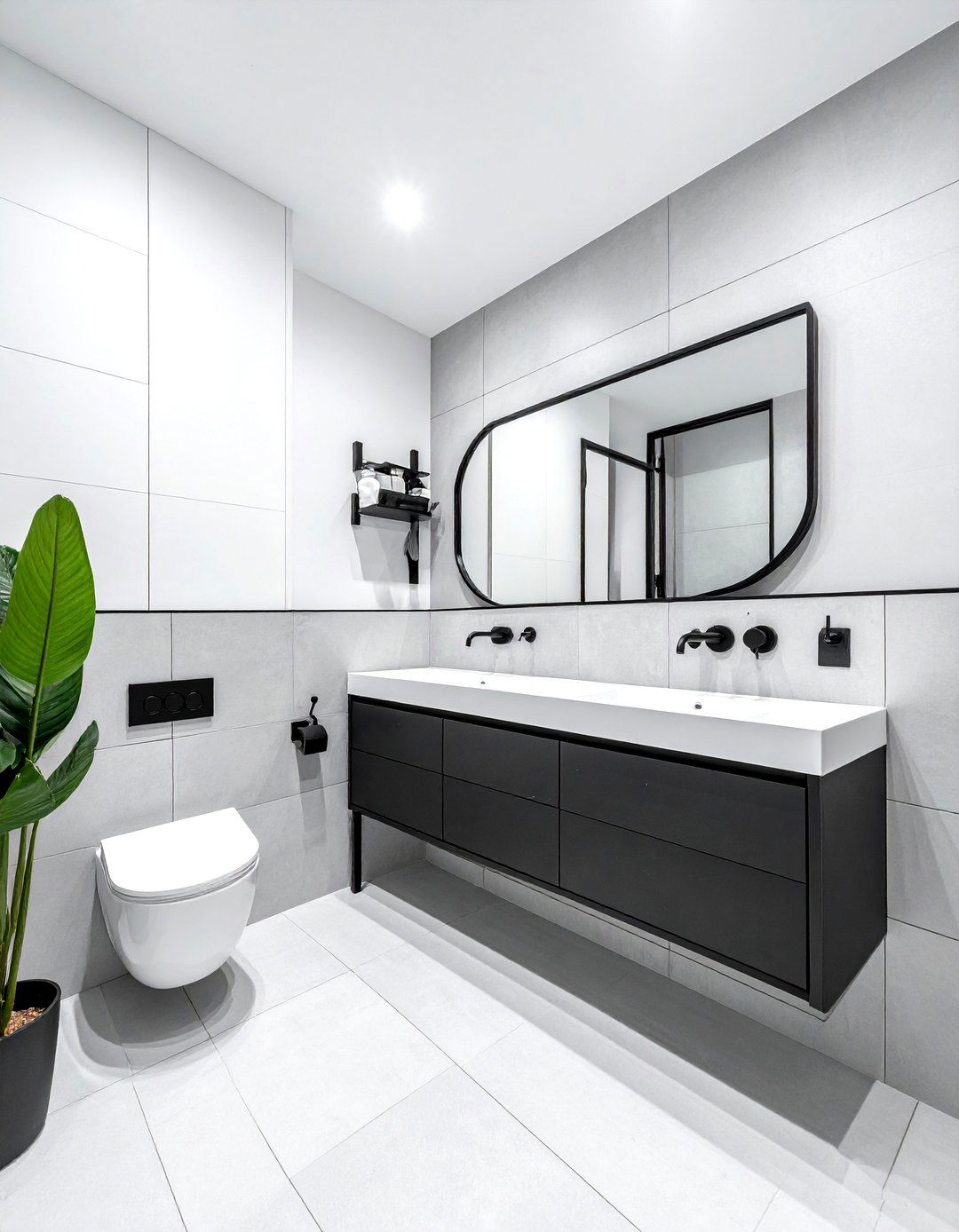 Black Hardware Black Grout Bathroom - 30 black grout bathroom ideas