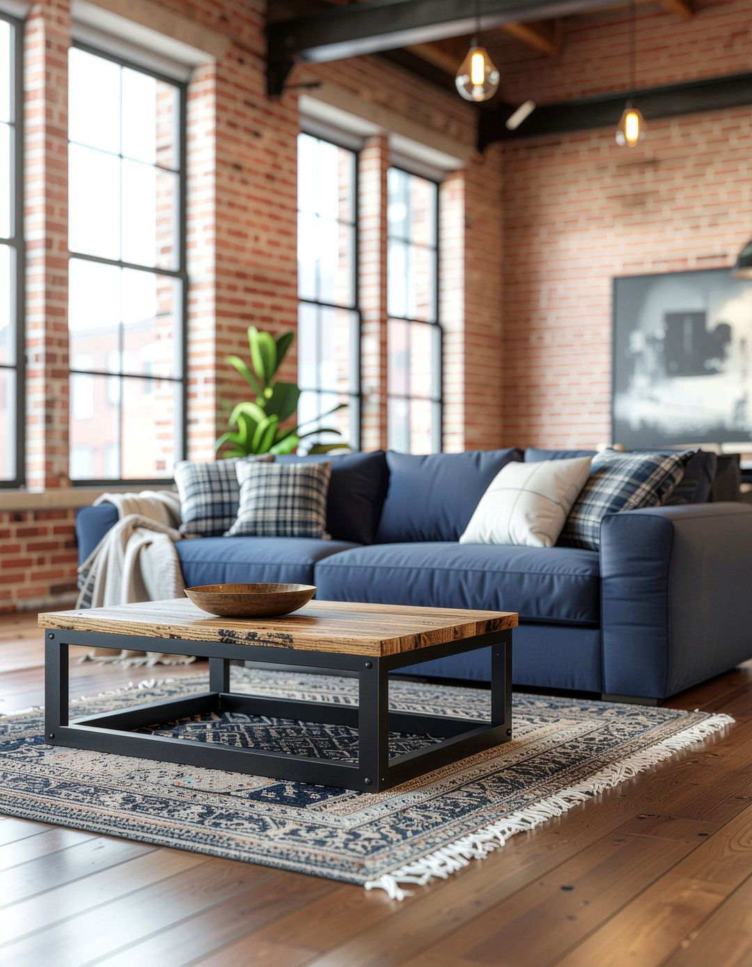 Black Industrial Nesting Coffee Table - 30 living room nesting coffee tables