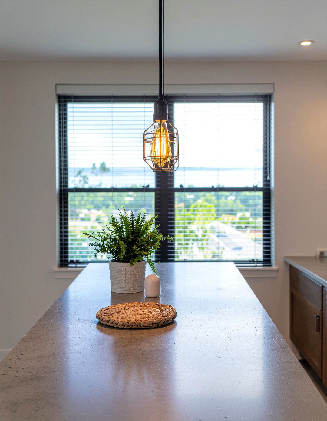 Black Industrial Pendant - 30 bathroom pendant light ideas