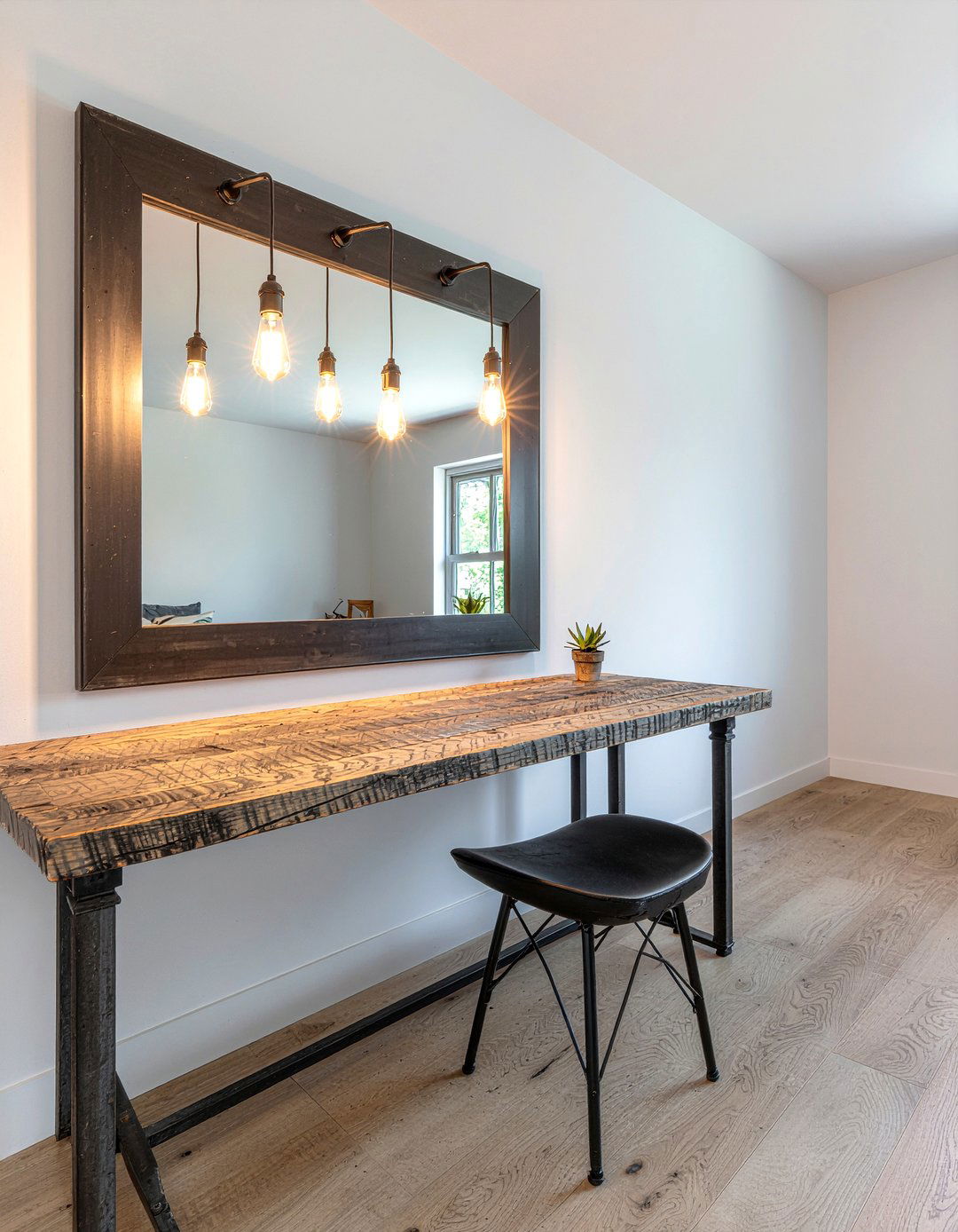 Black Industrial Vanity Light - 30 bedroom vanity lights