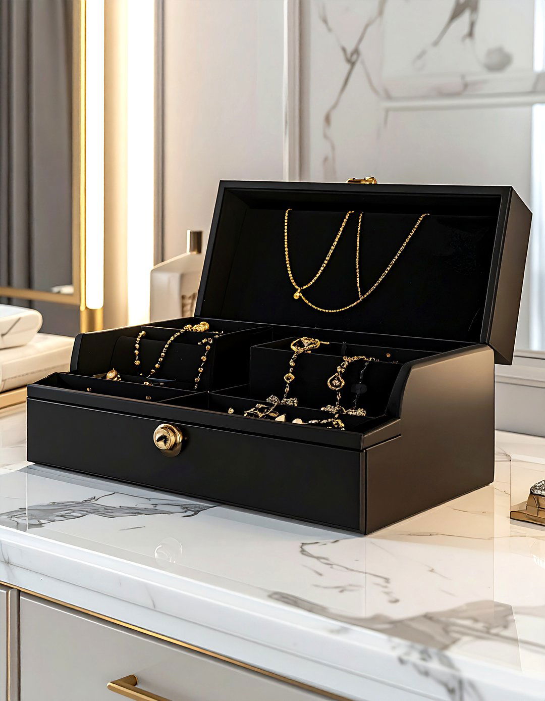 Black Jewelry Organizers - 30 black bedroom accessories ideas