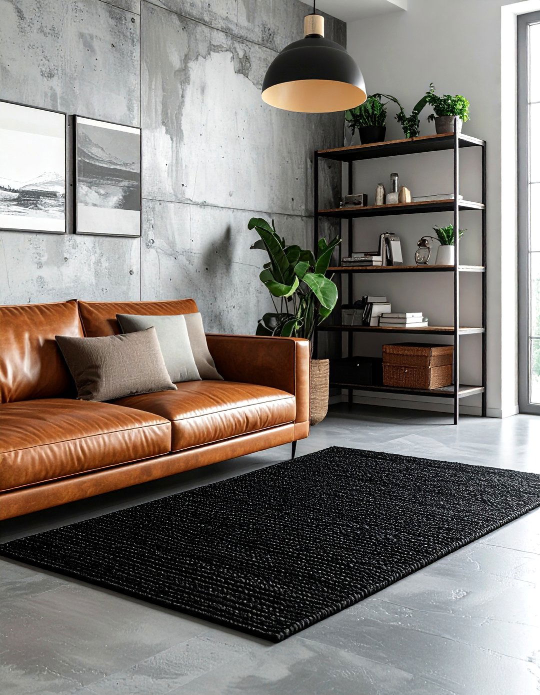 Black Jute Rug - 30 jute rug ideas