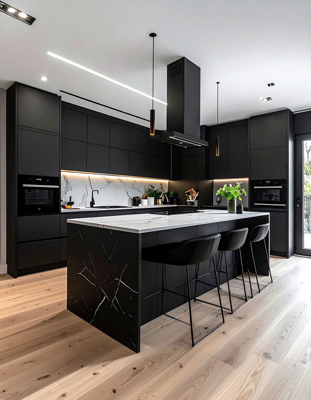 Black Kitchen - 30 kitchen paint color ideas