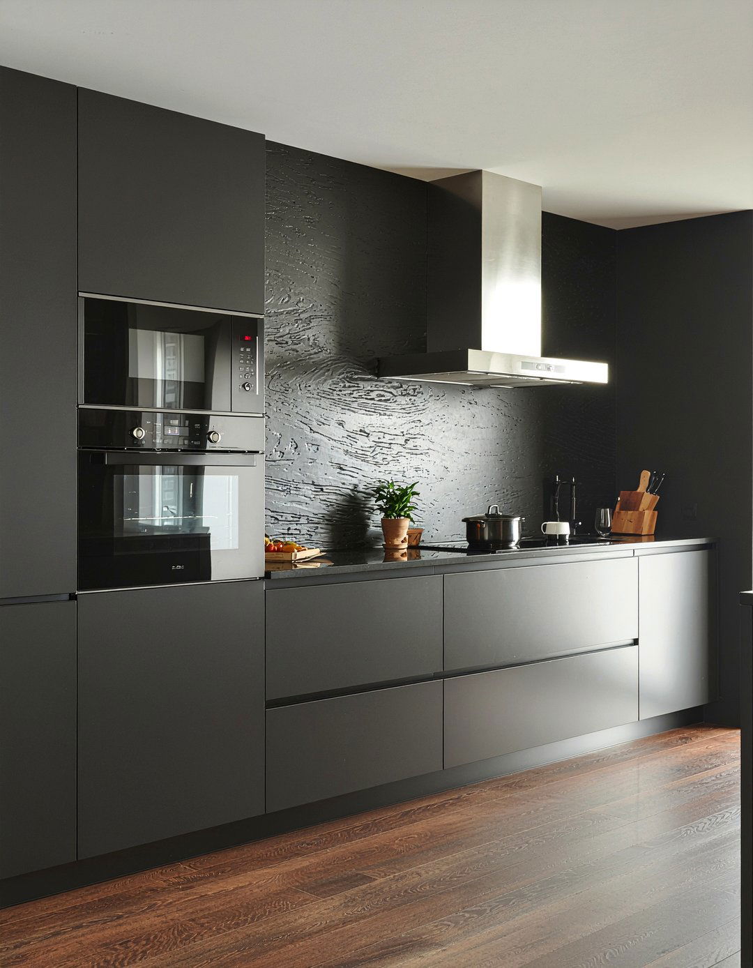 Black Kitchen Appliances - 30 all black kitchen ideas