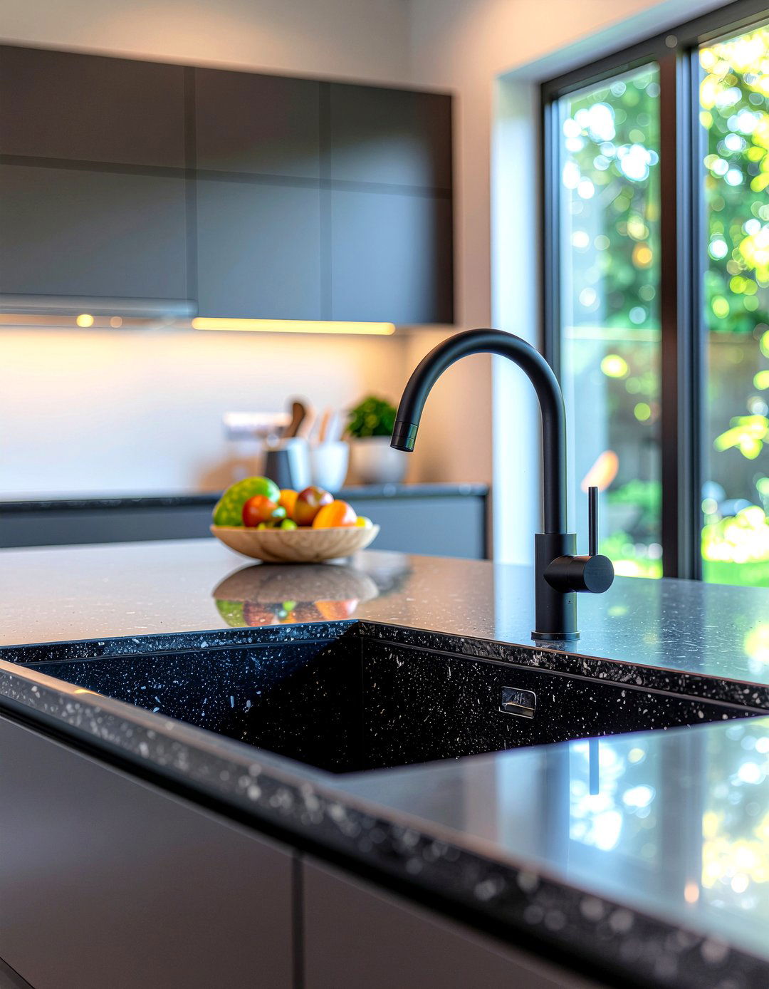 Black Kitchen Faucet - 30 kitchen before and after ideas